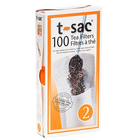 #2 filtros de té de papel (para tetera pequeña)