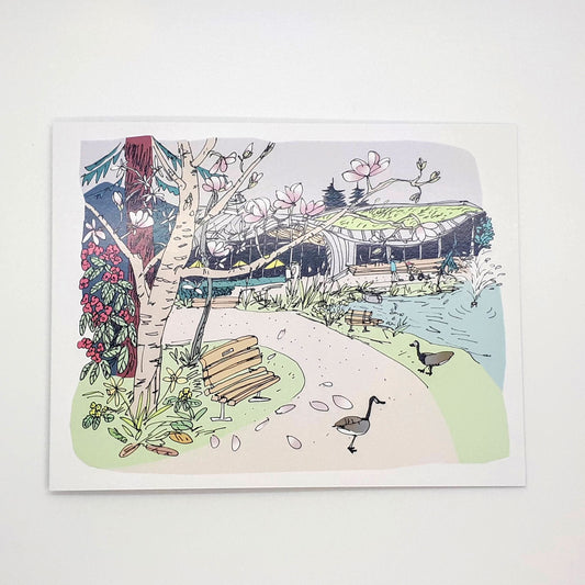 Carte de Vancouver « Magnolia au jardin VanDusen »
