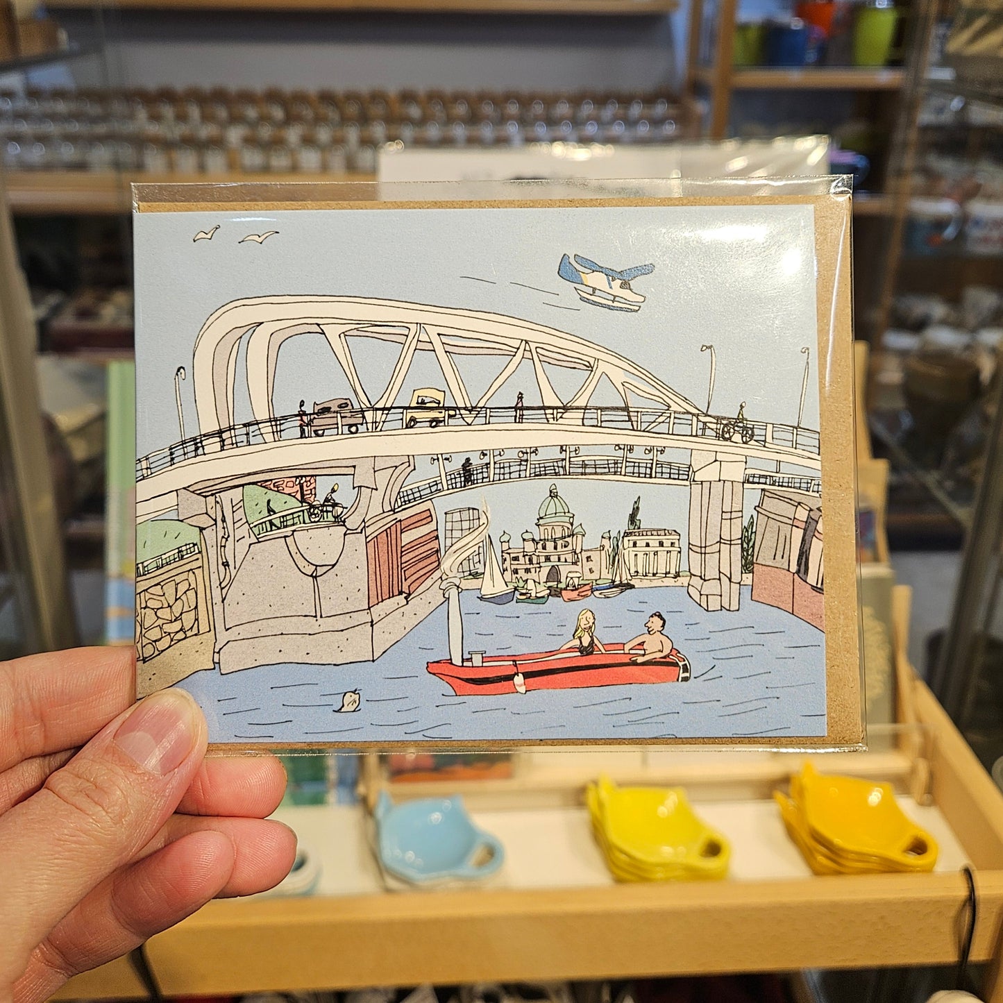 'Boating in Victoria, BC' Card