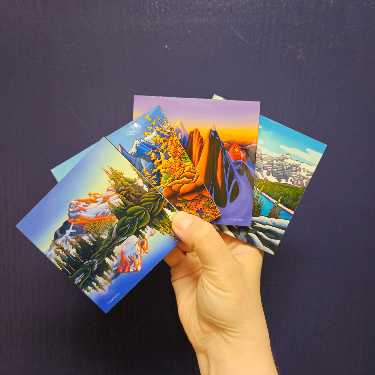 Coasters - Mountain Collection (Pack of 4)