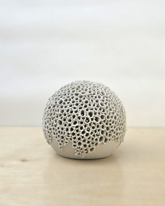 Small Greenish Grey Sphere Lantern