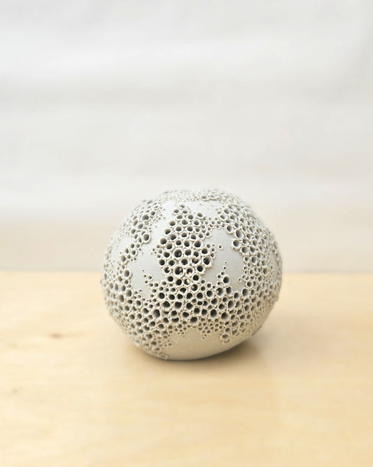 Small Cream White Sphere Lantern 2