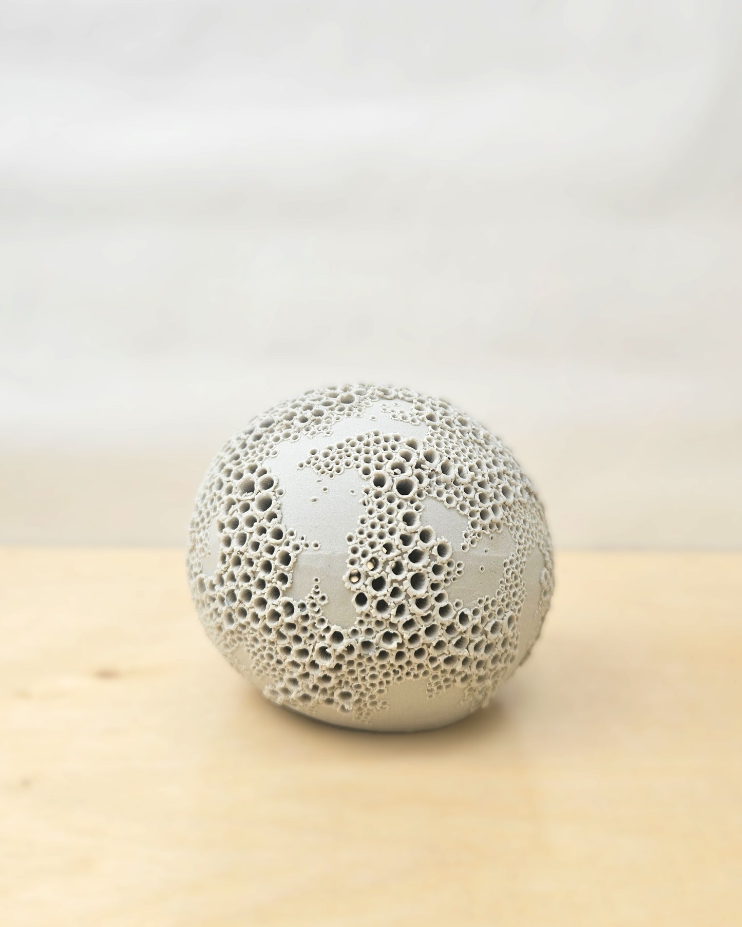 Small Cream White Sphere Lantern 2