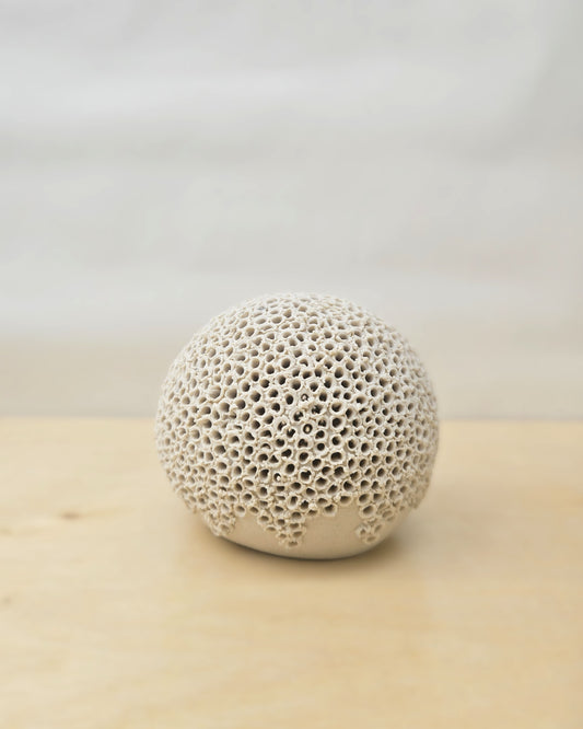 Small Cream White Sphere Lantern 3