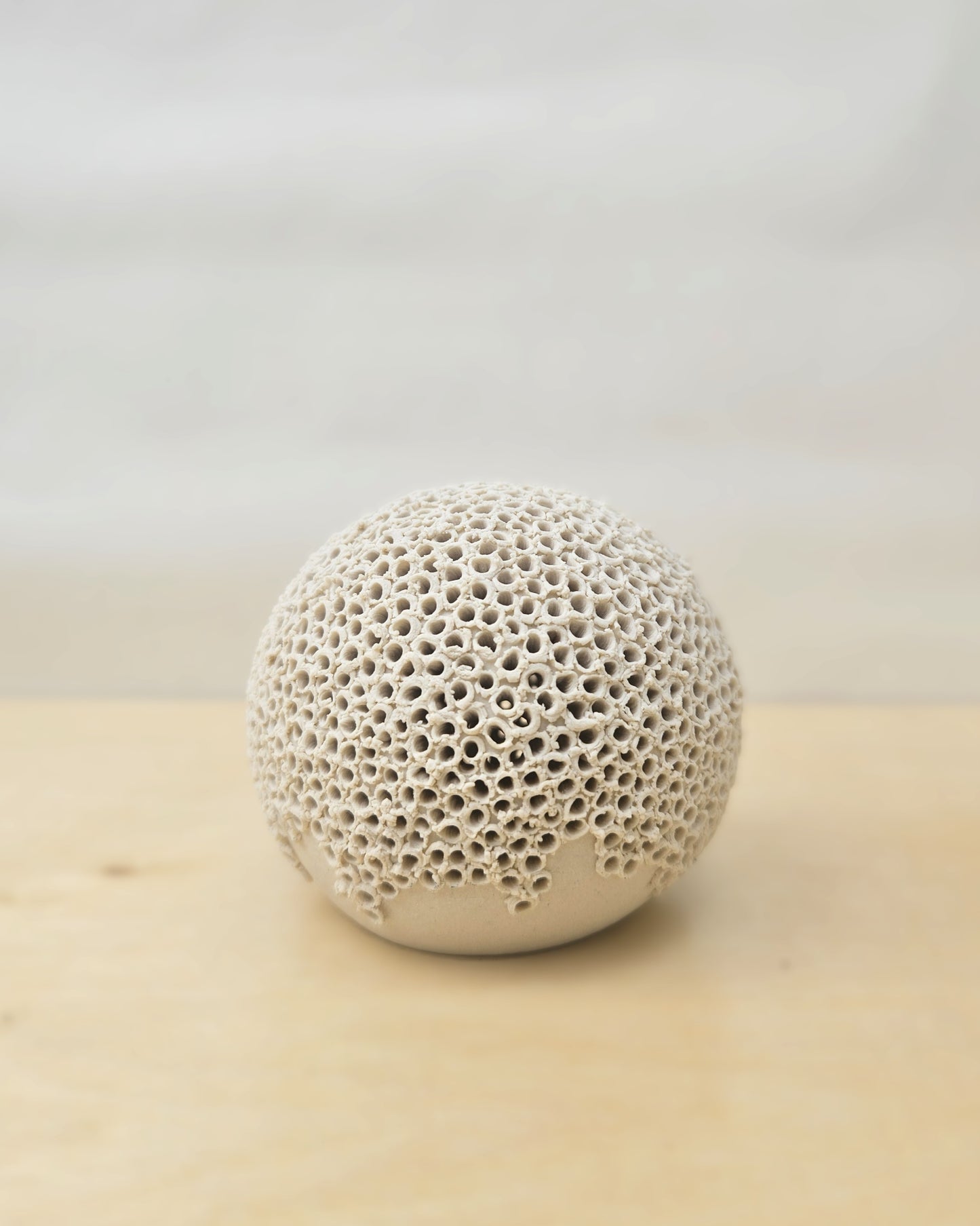 Small Cream White Sphere Lantern 3