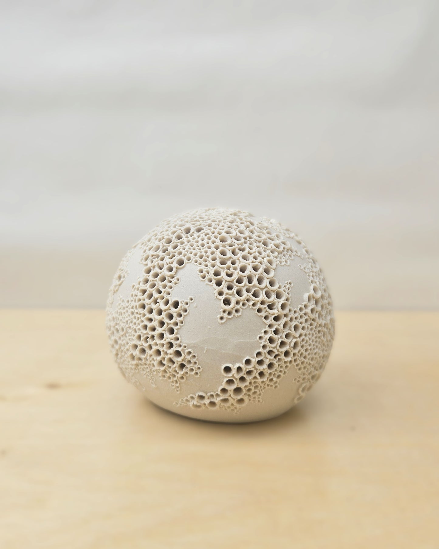 Small Cream White Sphere Lantern 4