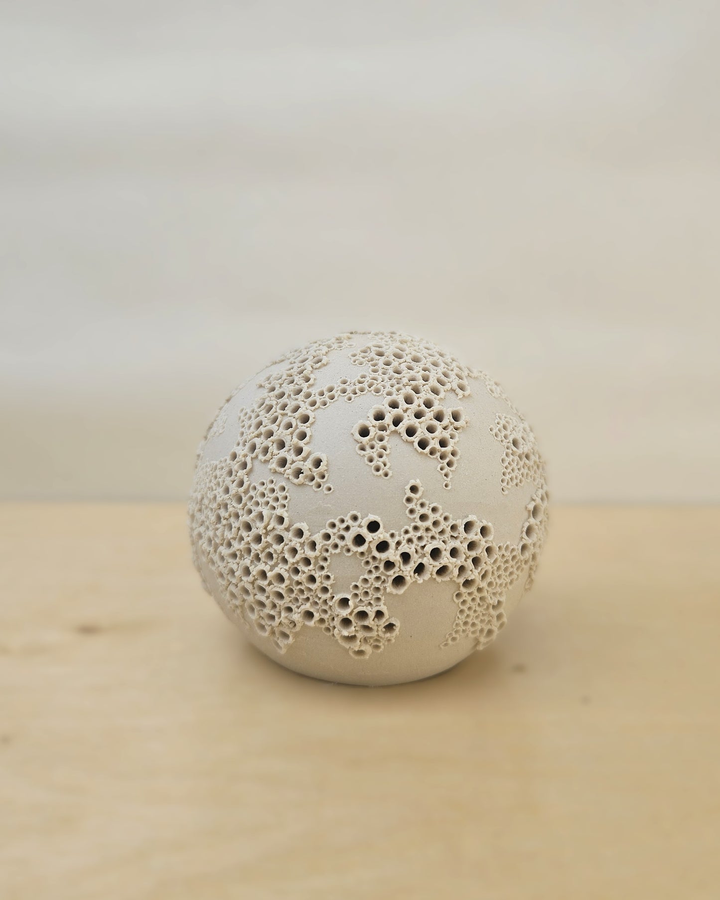 Small Cream White Sphere Lantern 9
