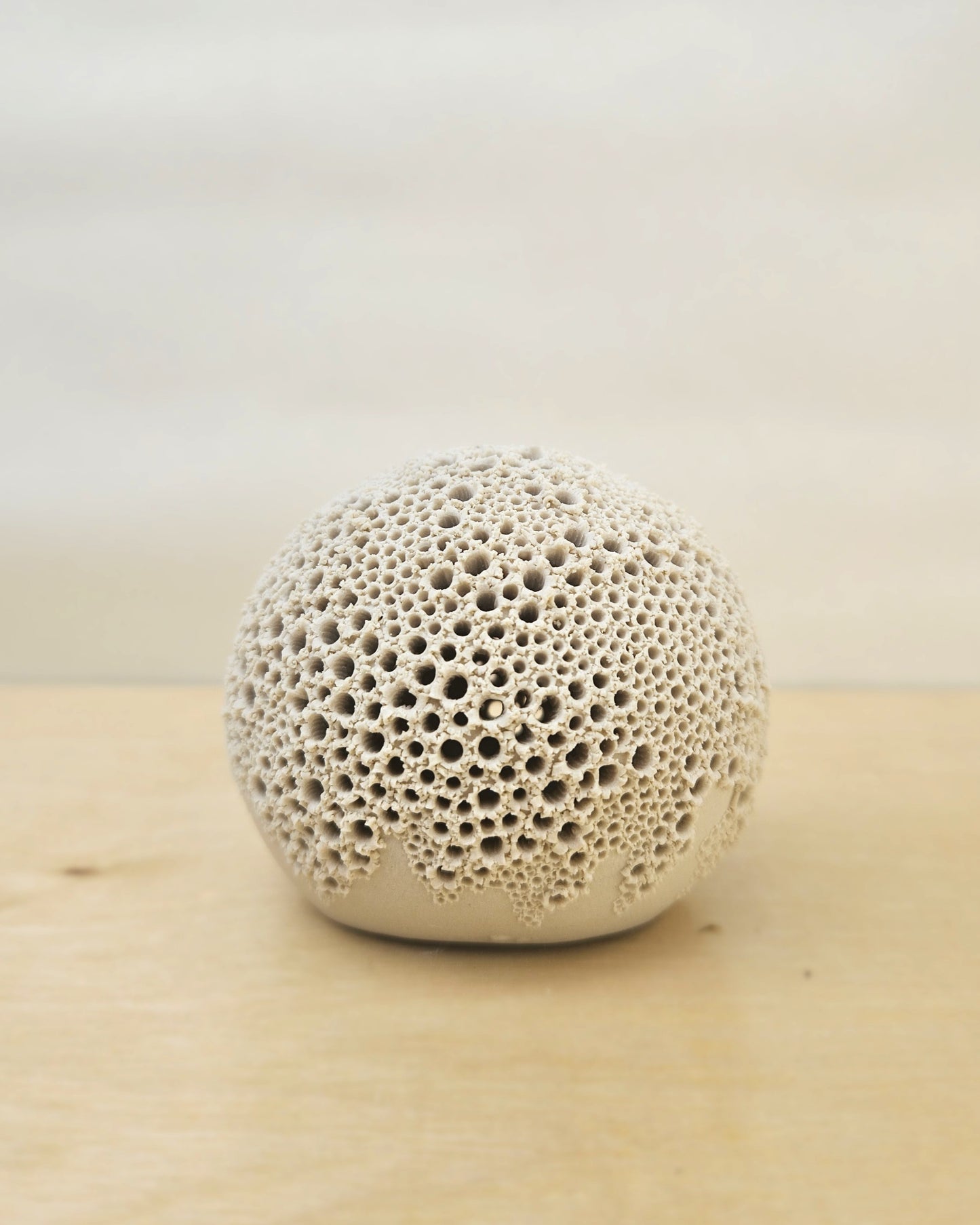 Small Cream White Sphere Lantern 10
