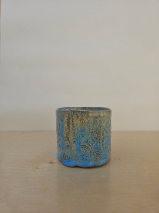 Small Light Blue Drippy Cup