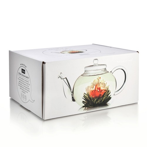 Glass "Bloom" Teapot (1.2L/45oz)