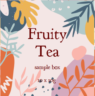 "Fruity" Tea Sample Box (10 teas)
