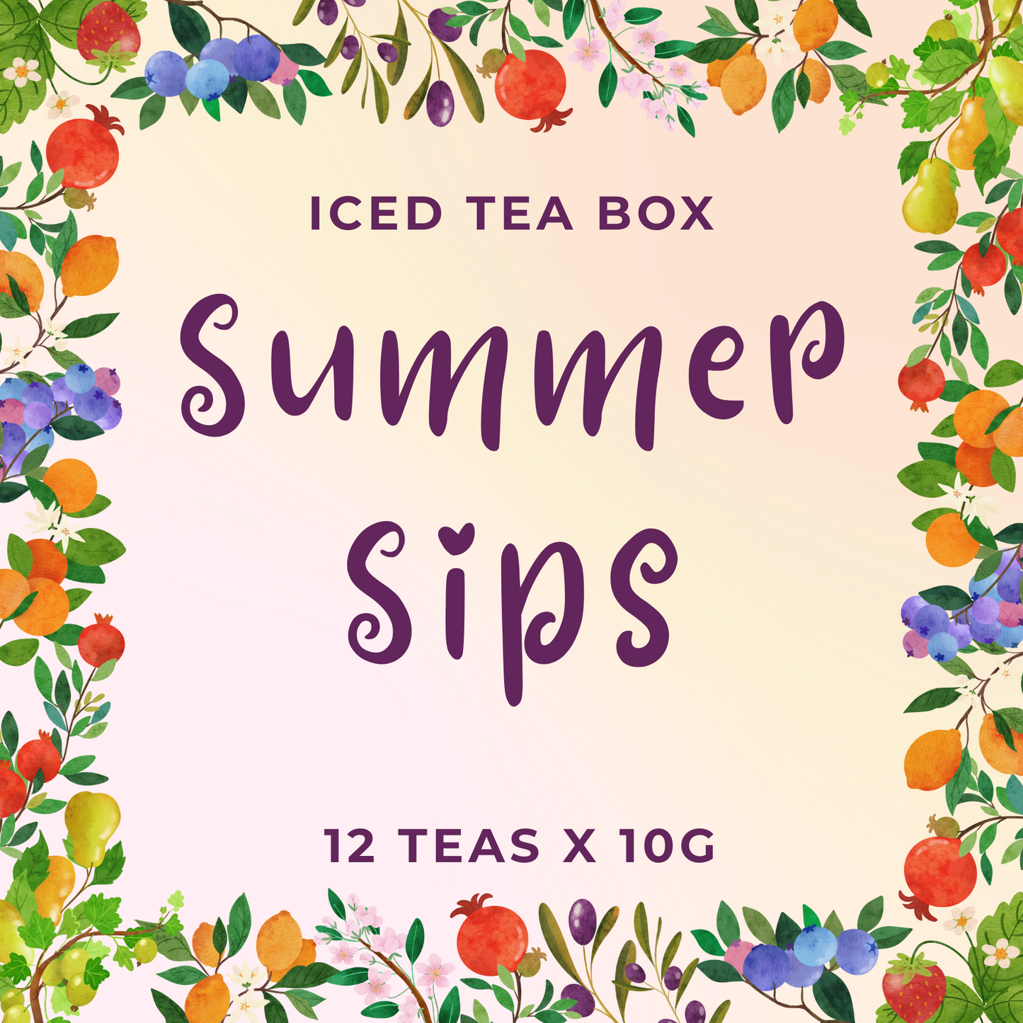 Boîte à Thé Vert & Blanc