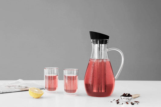 VIVA - Infusion™ Glass Iced Tea Carafe w/ Infuser - 47oz / 1.4L