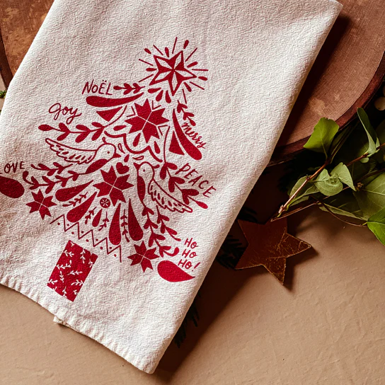 "Christmas Tree" Tea Towel