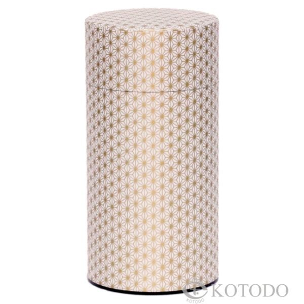 50g Gold on White, Washi Paper Canister