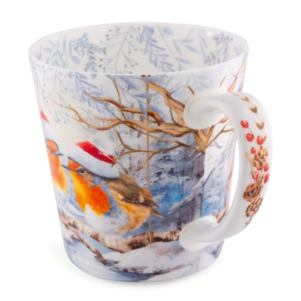 Gorrión y Robin - Taza grande