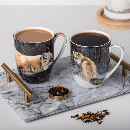 McIntosh - Bateman, Foxes (par de tazas)