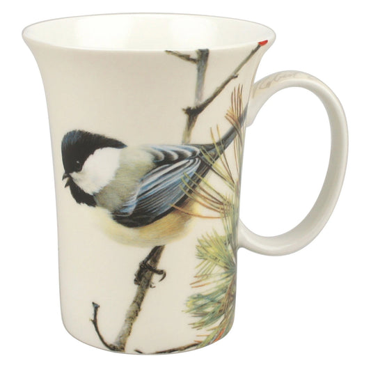 McIntosh - Bateman, Lively Pair Chickadees (taza con escudo)
