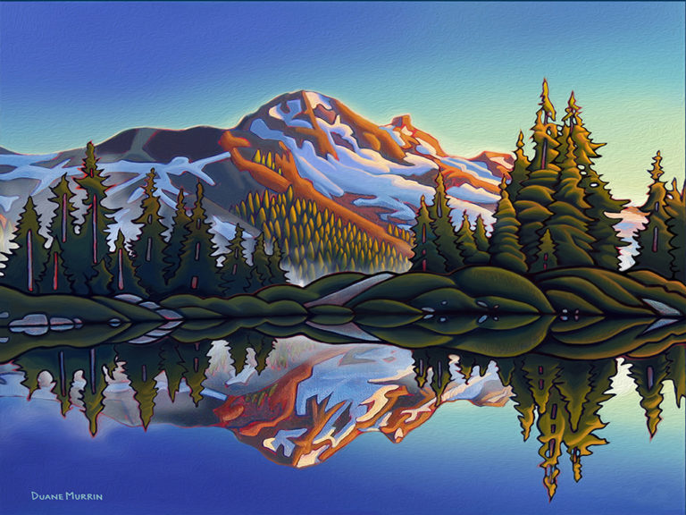 "Elfin Lake" Wall Plaque