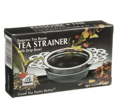 Empress Tea Strainer w/ drip bowl