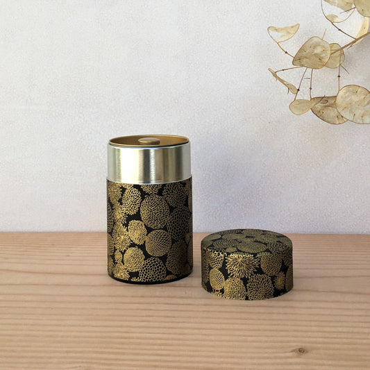 50g Gold & Black, Washi Paper Canister