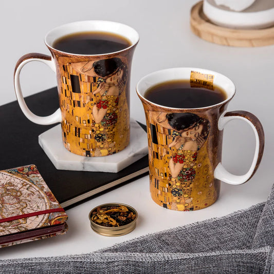 McIntosh - Klimt, El beso (par de tazas)