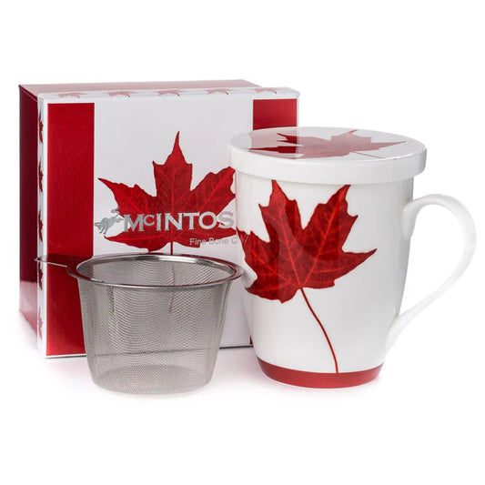 McIntosh - Memories Of Canada (Taza de té con infusor y tapa)