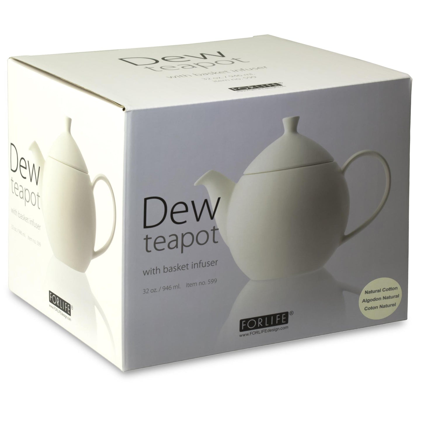 FORLIFE Dew Teapot (.9L/32oz) - 2 colours