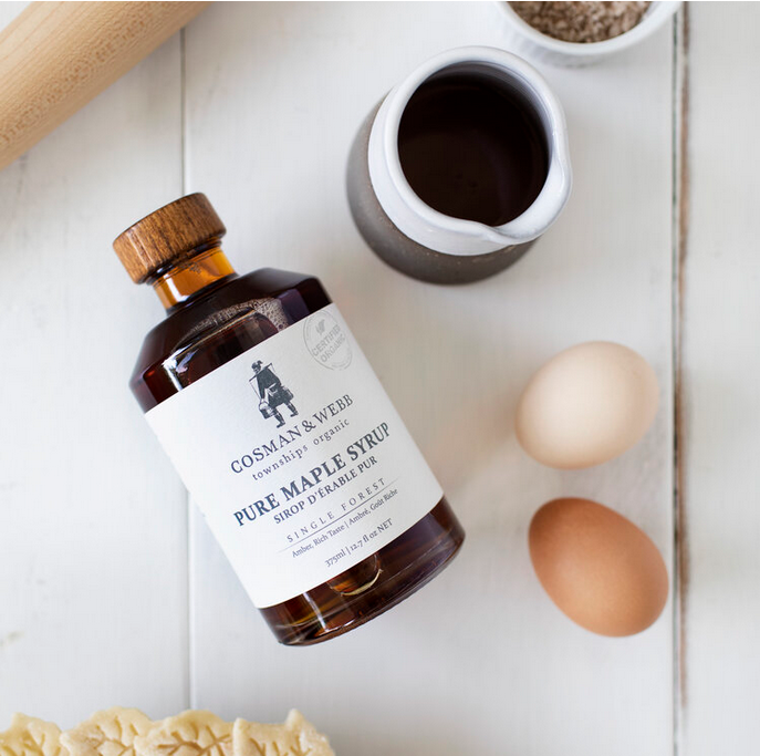 Organic Maple Syrup, Amber Rich Taste 375ml