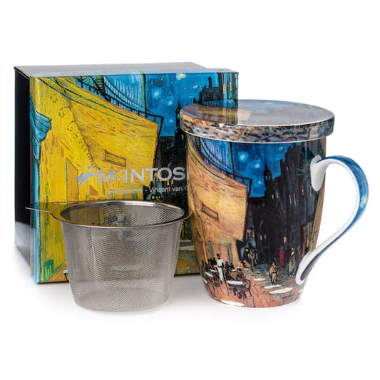 McIntosh - Vincent van Gogh, Cafe Terrace at Night (Taza de té con infusor)