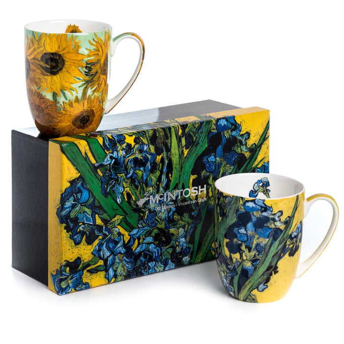 McIntosh - Van Gogh, flores (par de tazas)