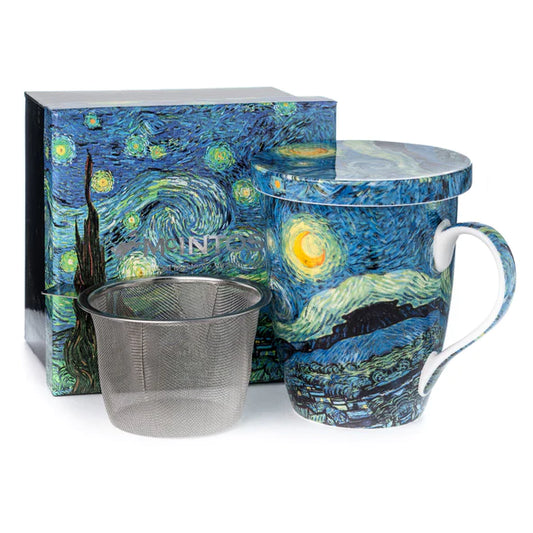 McIntosh - Vincent van Gogh, Noche estrellada (Taza de té con infusor)