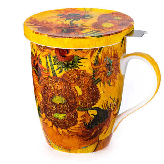 McIntosh - Vincent van Gogh, Sunflowers (Tea Mug w/ Infuser)