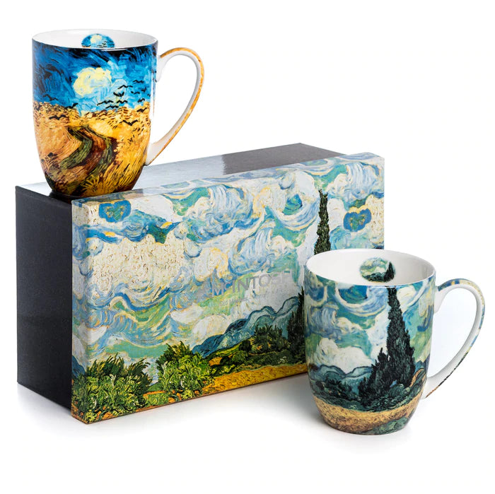 McIntosh - Van Gogh, Wheatfields (par de tazas)