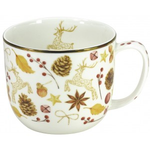 Noël doré - Tasse Jumbo 