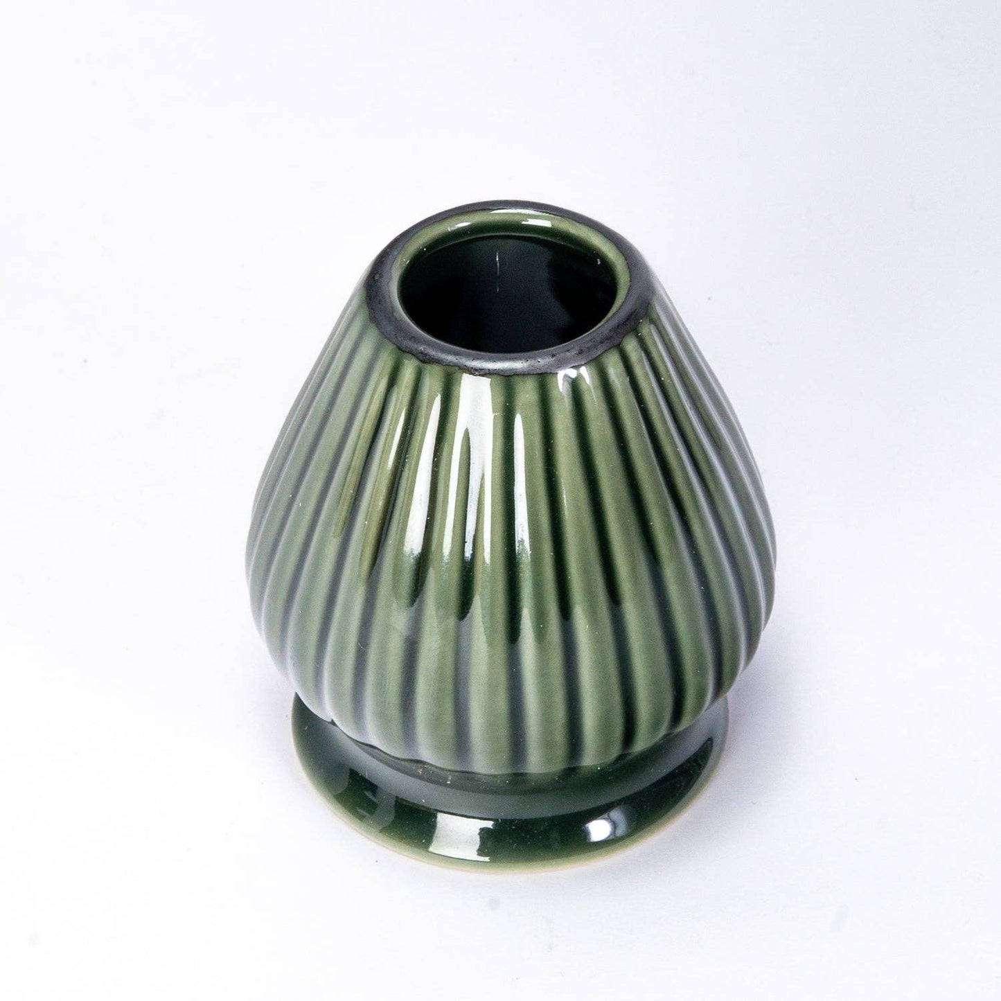 Matcha Whisk Stand - Porcelain Dark Green