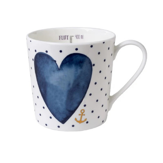 Blue Heart Mug