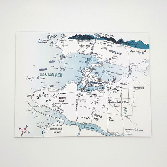 Greater Vancouver Map Card