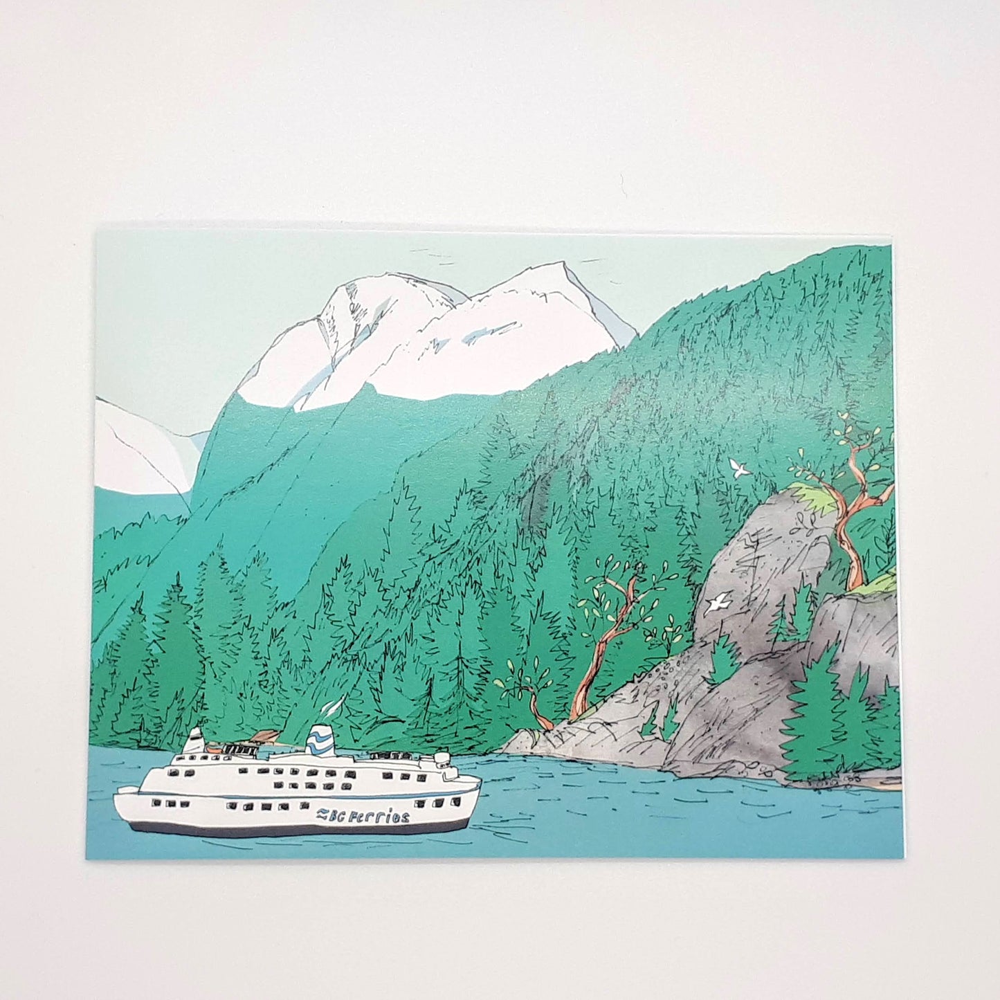 Carte « BC Ferry » à Horseshoe Bay, West Vancouver