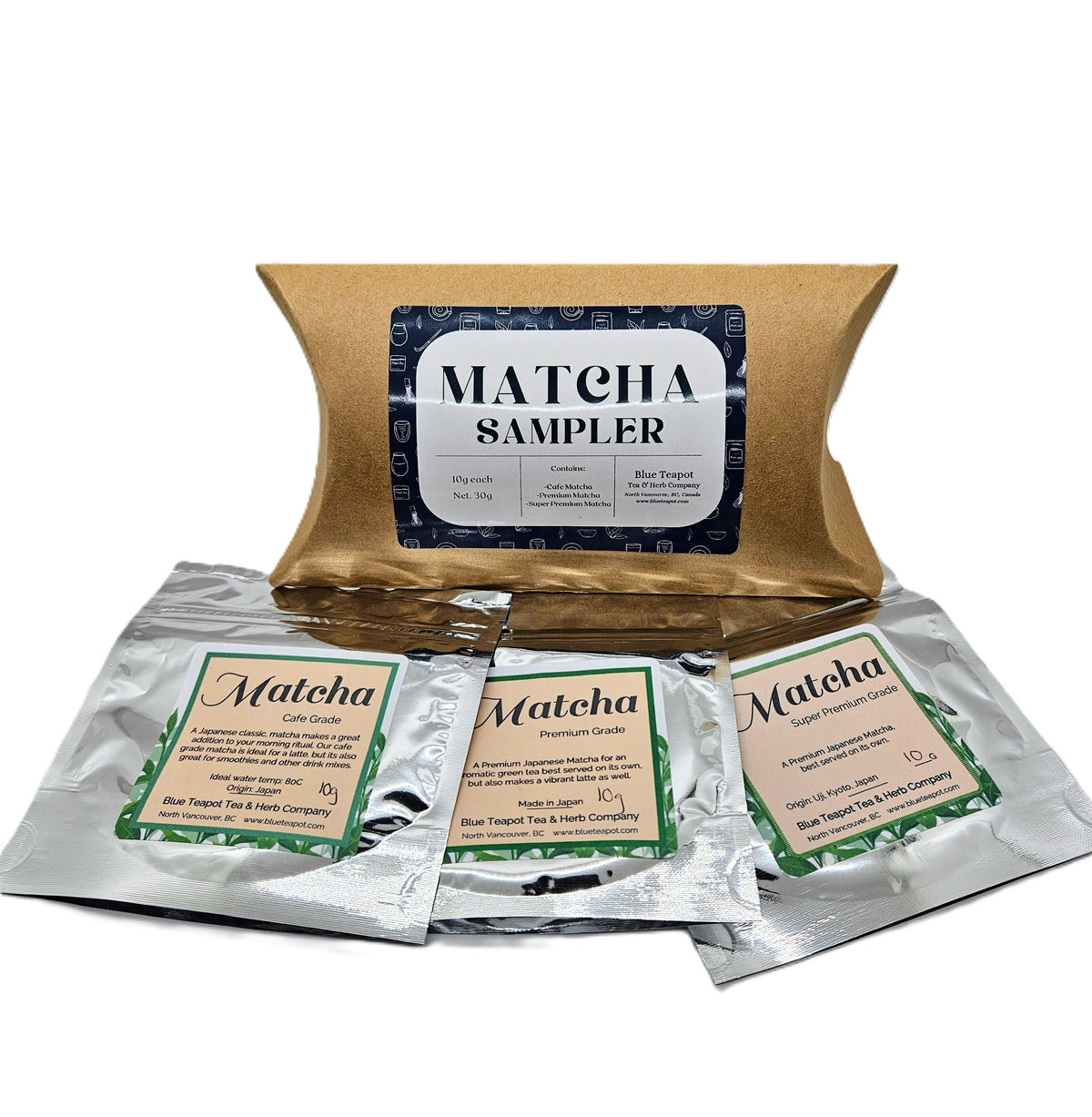 Matcha Sampler Pack – Blue Teapot Tea & Herb Company