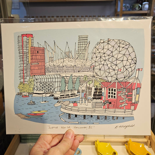 'Science World, Vancouver, BC' Medium Print