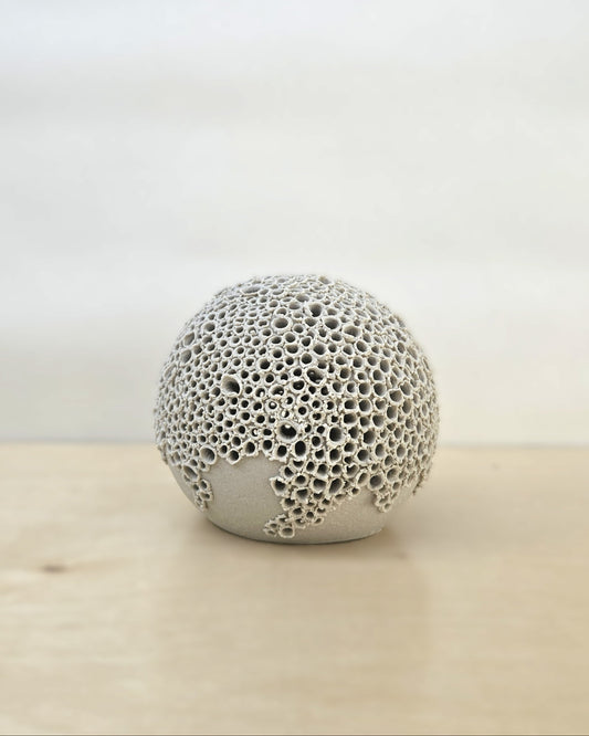Small Greenish Grey Sphere Lantern