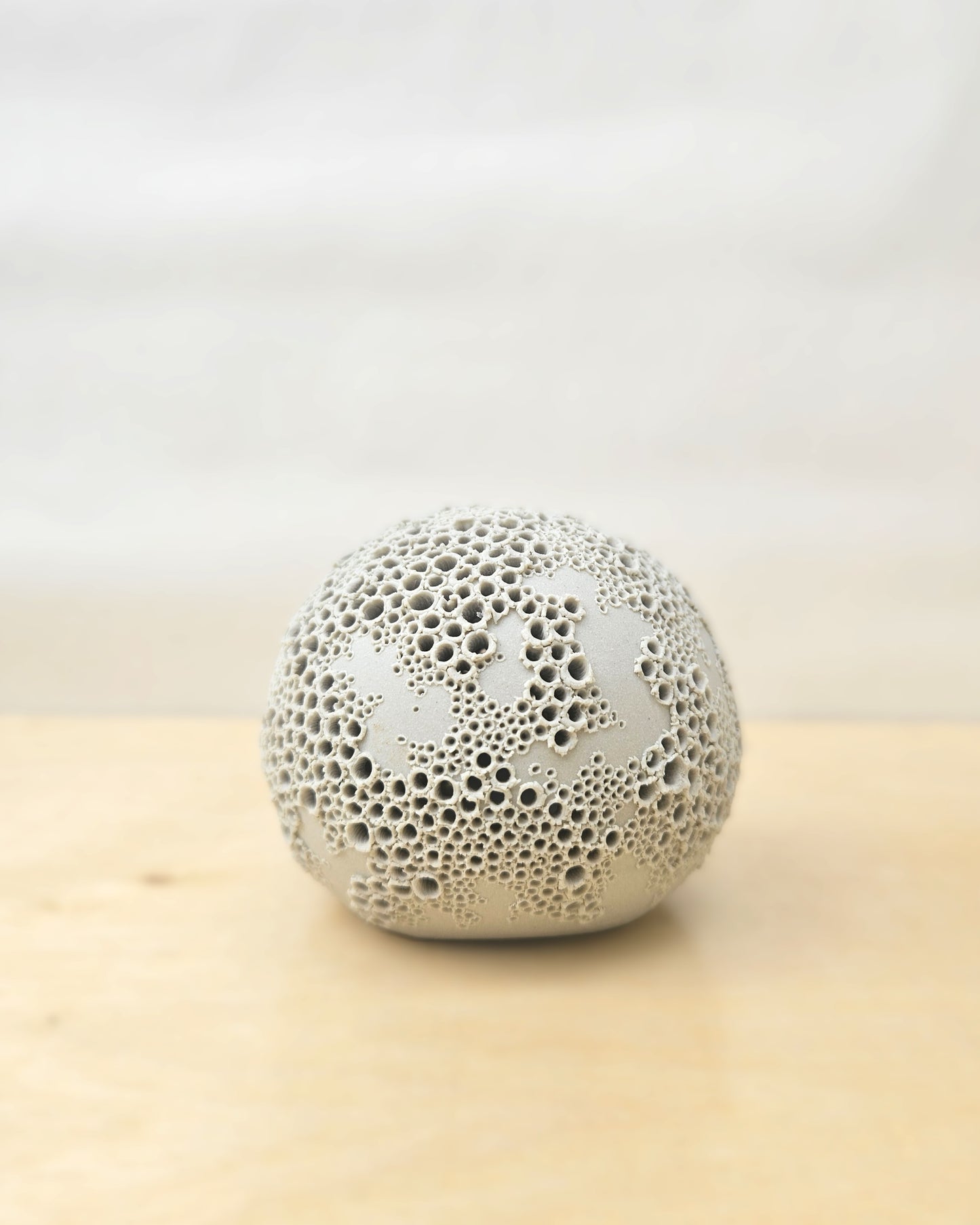 Small Cream White Sphere Lantern 2