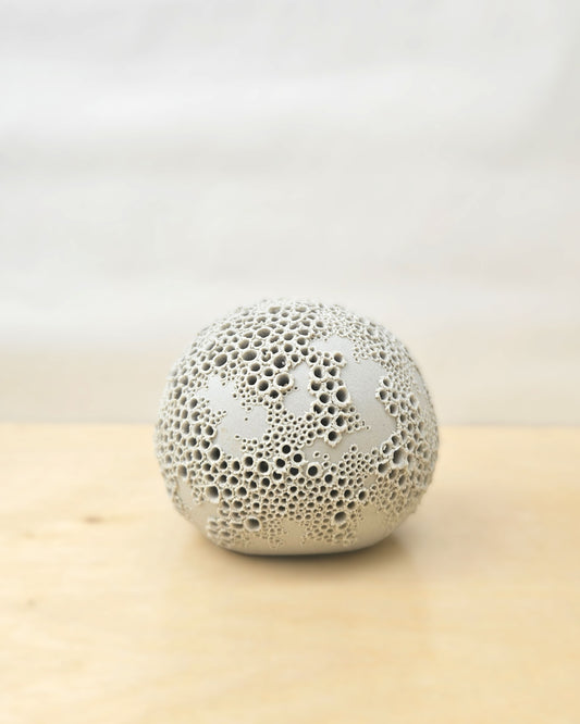 Small Cream White Sphere Lantern 2