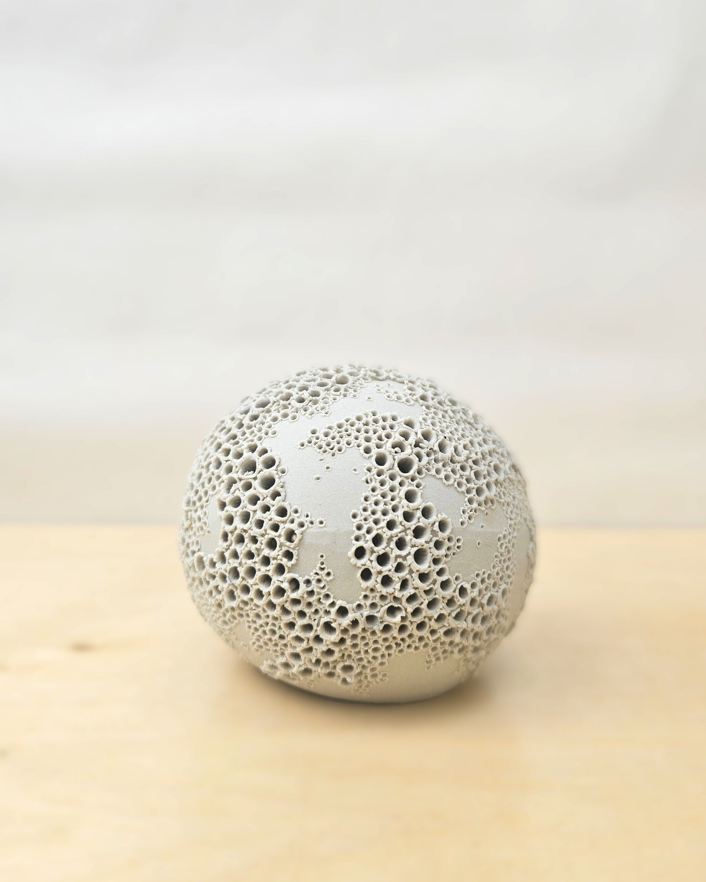 Small Cream White Sphere Lantern 2