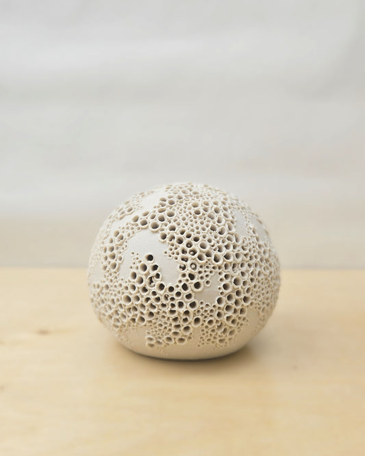 Small Cream White Sphere Lantern 4