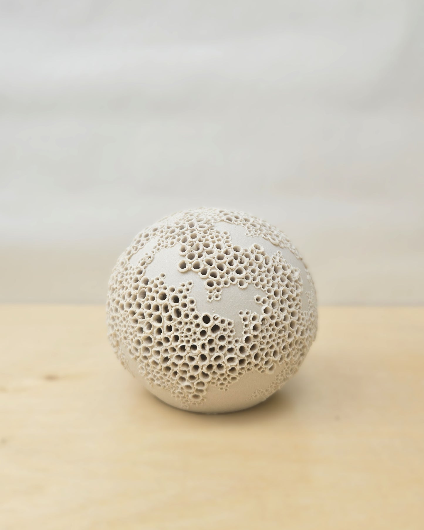 Small Cream White Sphere Lantern 4