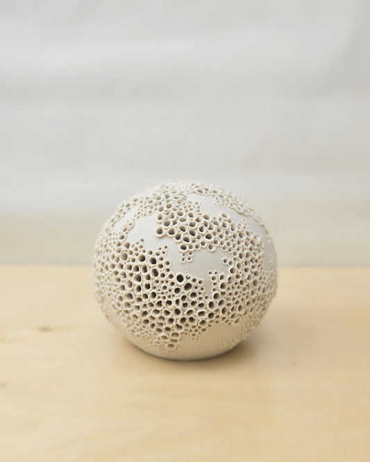Small Cream White Sphere Lantern 4