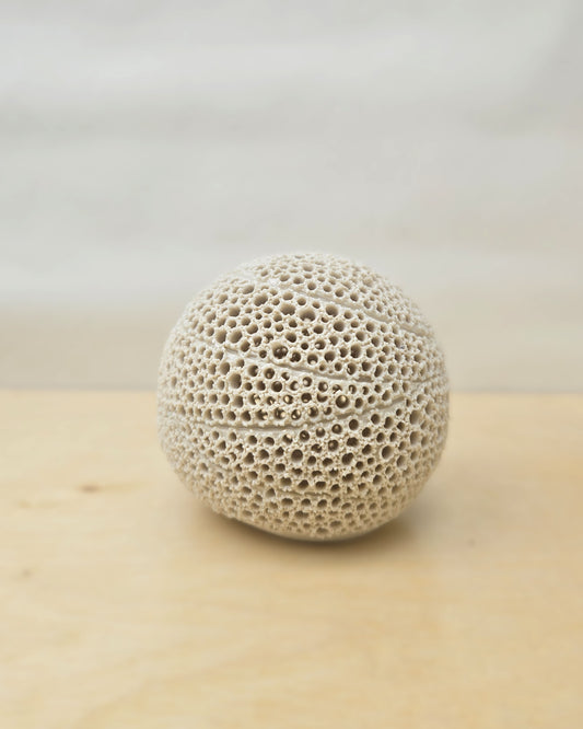 Small Cream White Sphere Lantern 7