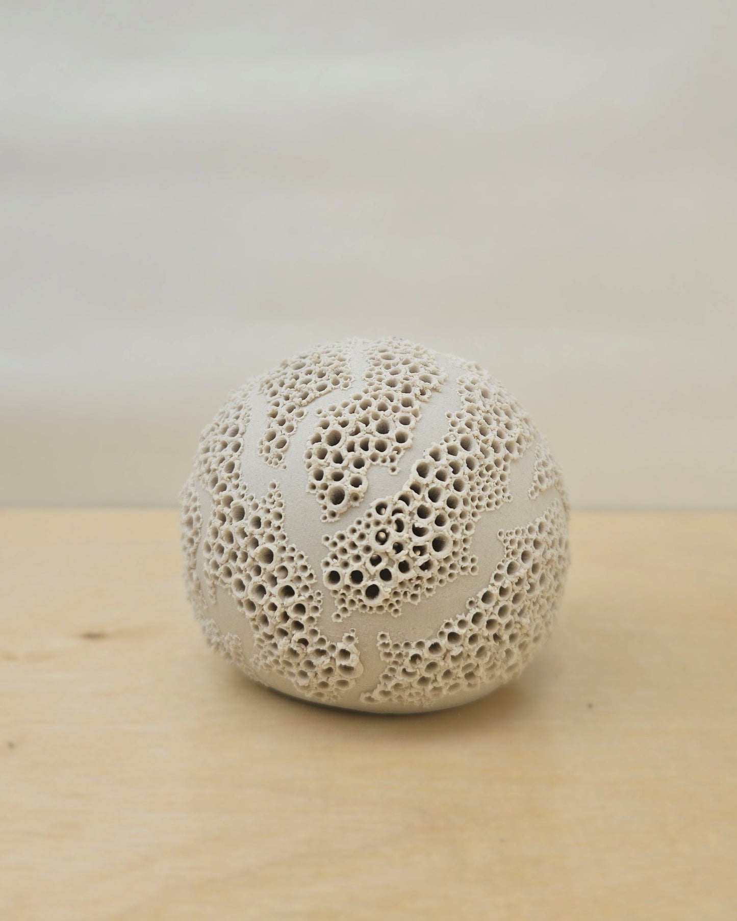 Small Cream White Sphere Lantern 6